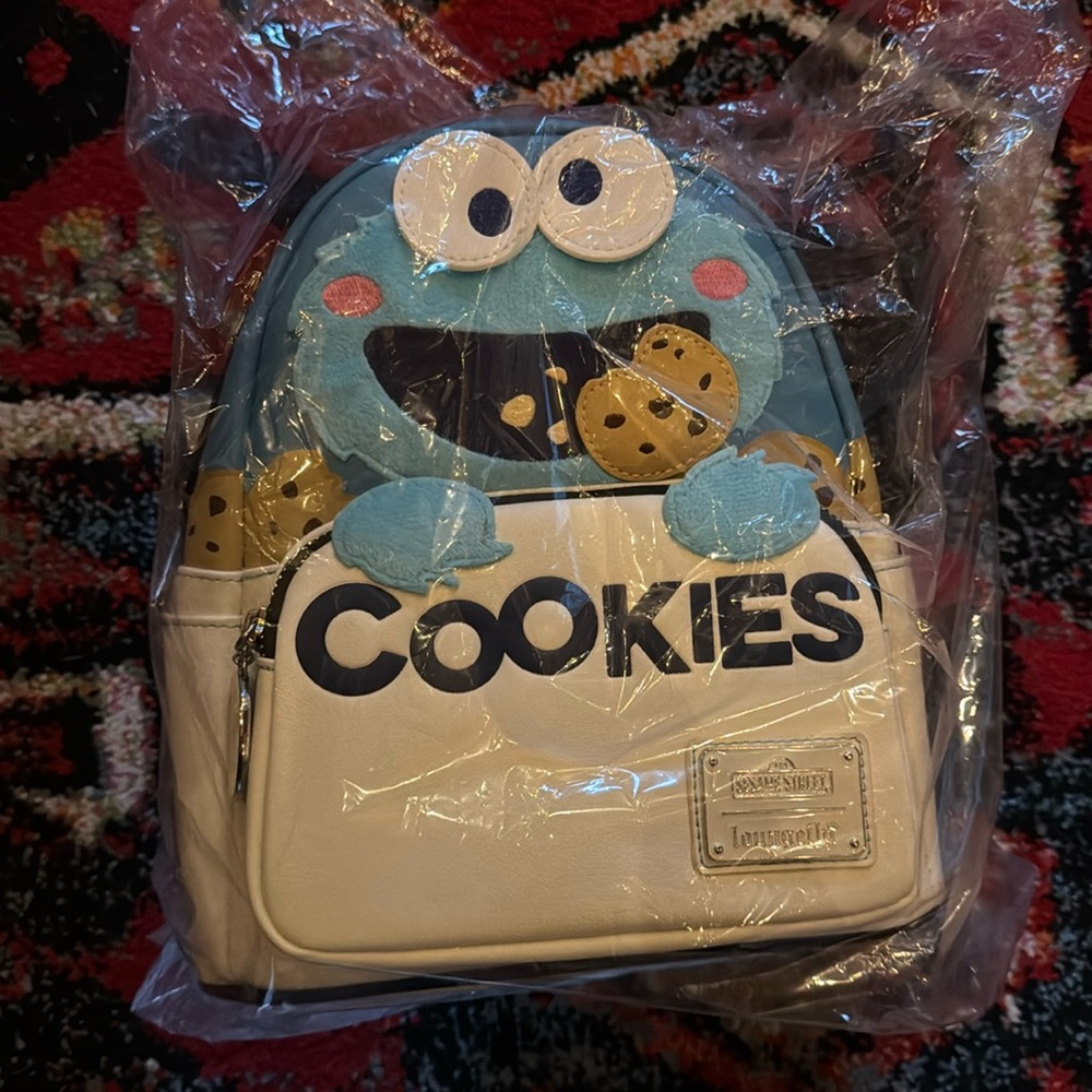 Cookie Monster Loungefly Backpack NWT